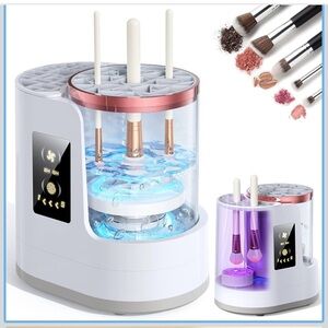 Electric Makeup Brush Cleaner 3 in 1 automatic brush cleaning and drying machine